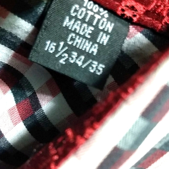 ENGLISH LAUNDRY BLACK WHITE GINGHAM SHIRT - Picture 7 of 11